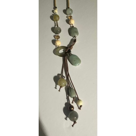 Cookie Lee Stone and Bead Necklace - Picture 1 of 7
